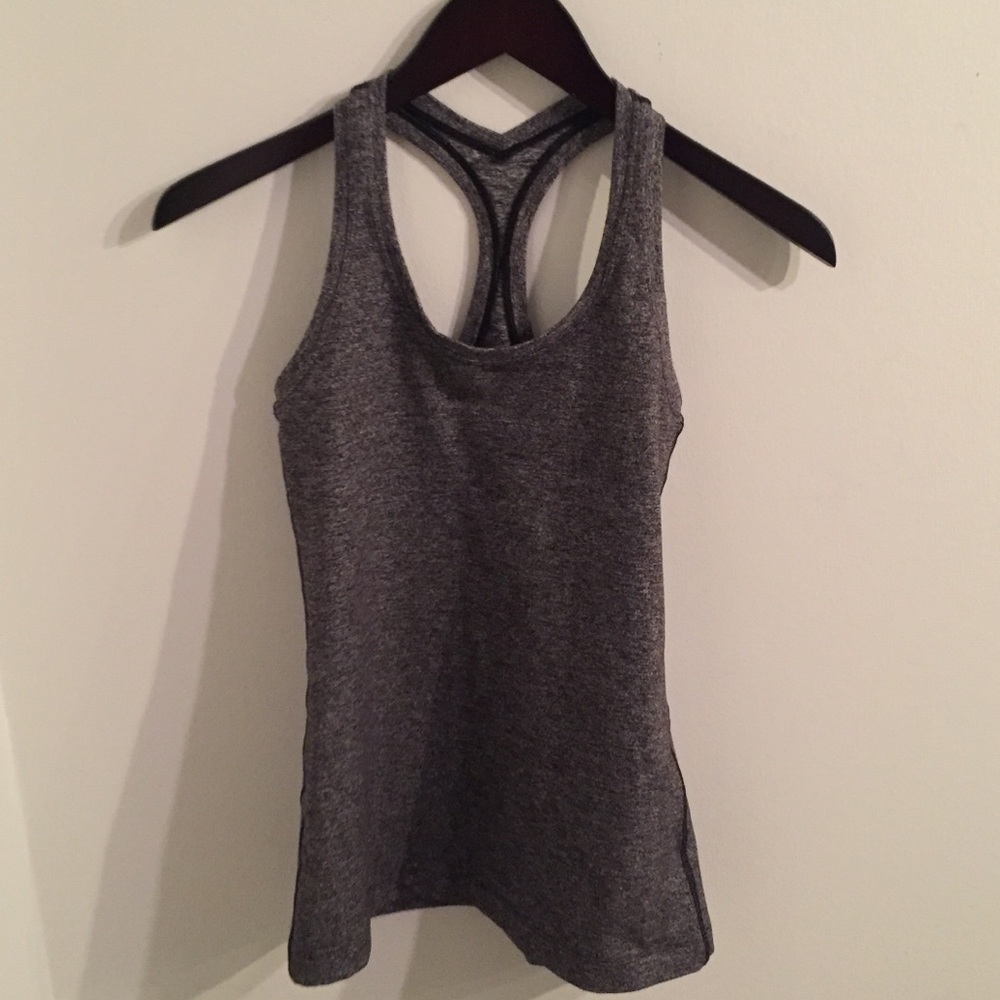 Lululemon Athletic Heather Grey Racerback Tank
